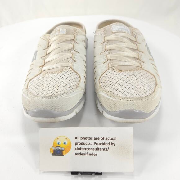 Skechers Athletic Slip On Walking Shoe Womens Size 7 22752 White - Picture 2 of 9
